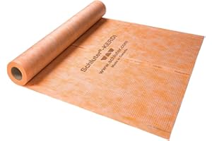 Schluter Kerdi Bonded Waterproofing and Vapor-Retardant Membrane for Tile Application - 3' 3" Width, 16' 5" Length, 54 Square Feet - KERDI200/5M