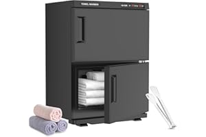 ADVWIN 32L Hot Towel Warmer Cabinet, Towel Warmer for Spa Salon, Professional Large Capacity Towel Double Cabinet for Bathroom, Esthetician