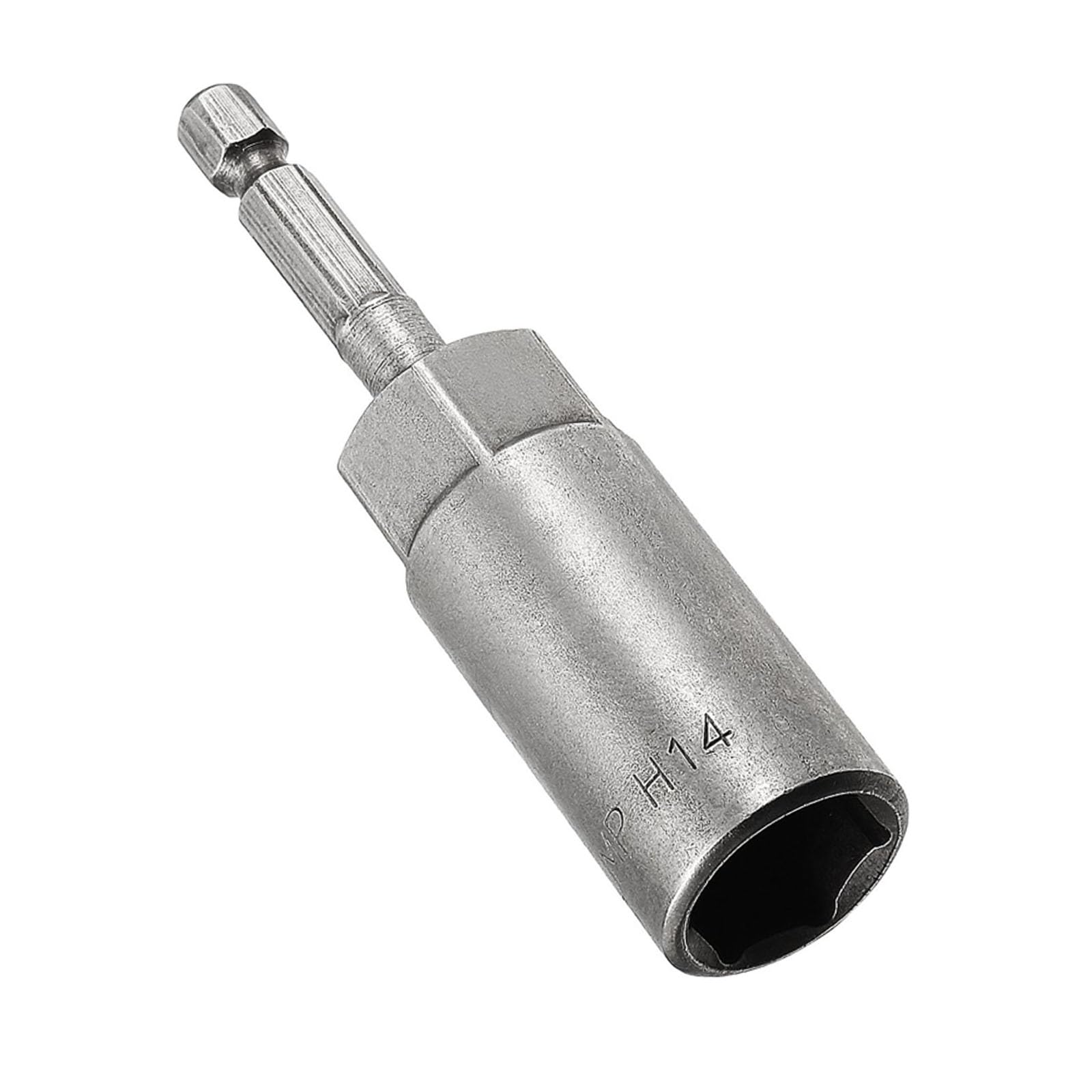 TOP-VIGOR 80mm Nut Setter Driver Drill Bit Set, 1/4 inch Hex Shank Quick Change, 14mm Length Metric Nut Driver Set for Woodworking, Auto Repairing, Machine Maintenance, Furnitures