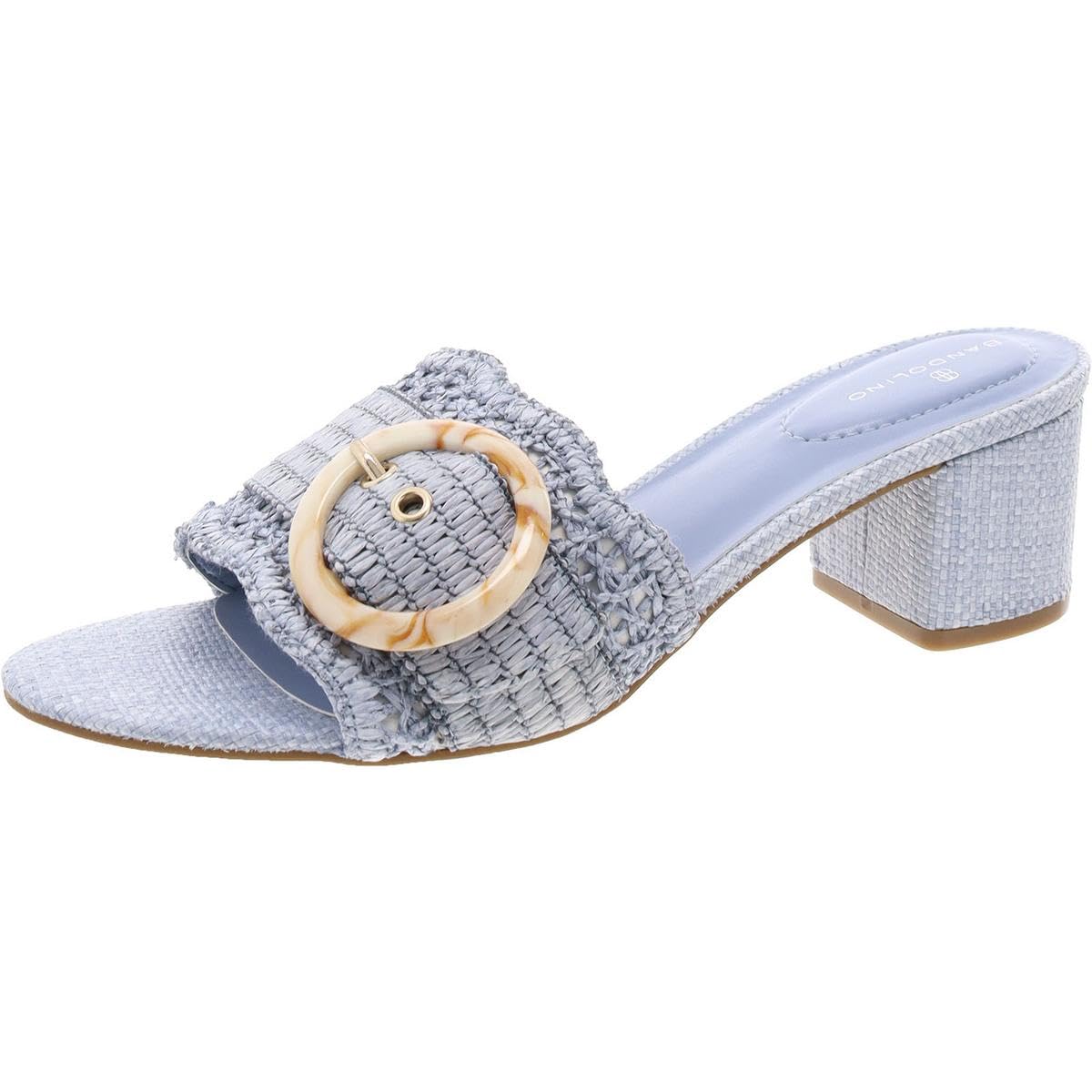 Bandolino Women’s ANNI Heeled Sandal, Bennett Blue 450, 6.5