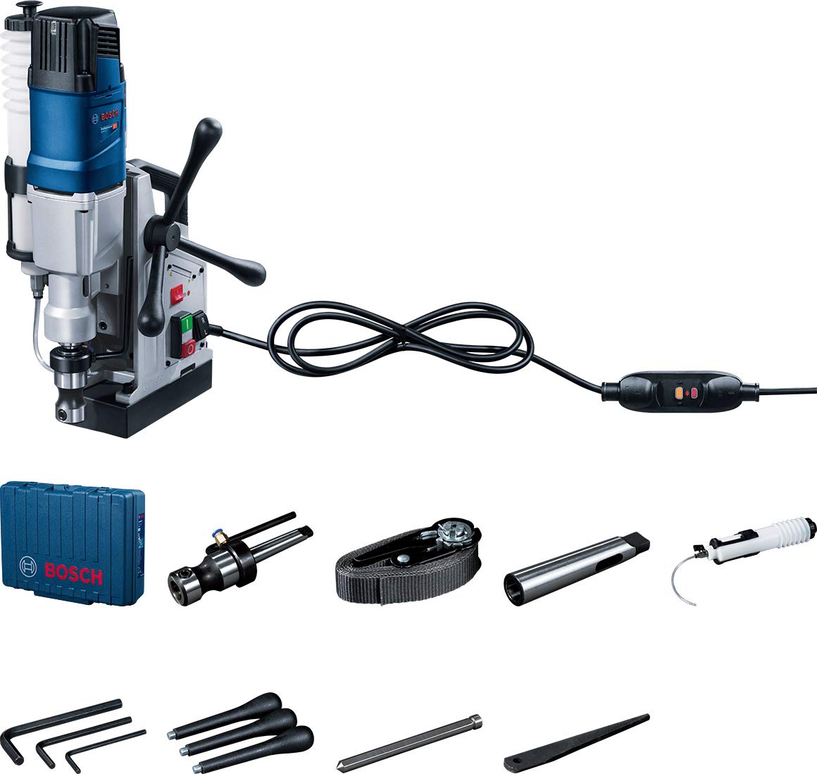 Bosch Professional Perceuse Magnétique Gbm 50-2 (1 200 W, Ø De Perçage Maxi 50 Mm, Dans Coffret)