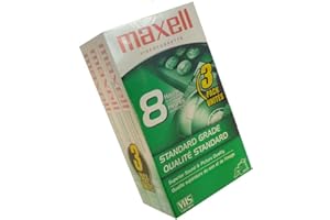 Maxell VHS T160 3-Pack Standard Grade 213030