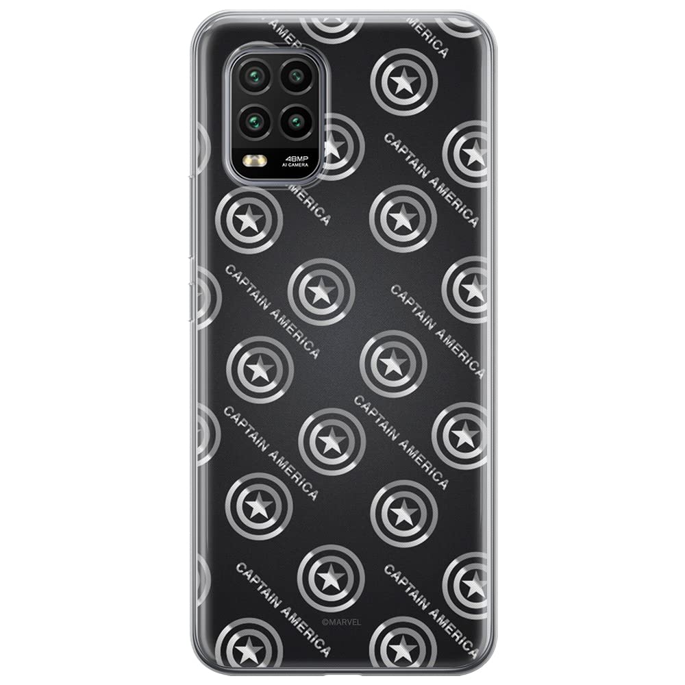 ERT GROUP mobile phone case for Xiaomi MI 10 LITE original and officially Licensed Marvel pattern Captain America 012 optimally adapted to the shape of the mobile phone, case made of TPU — image 1