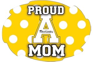 R AND R IMPORTS Appalachian State Proud Mom Magnet Single Officially Licensed Collegiate Product