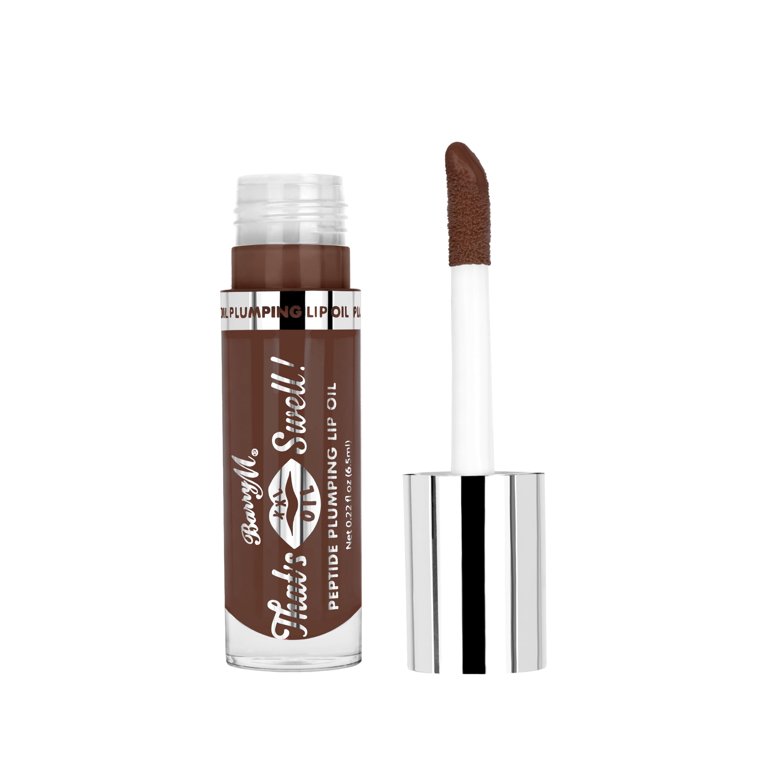 That's Swell! Peptide Plumping Lip Oil, Shade Brown Hazelnut Haze| Lip Gloss