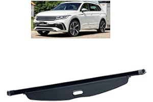 Housse de coffre rétractable pour Volkswagen Tiguan Allspace 2024 à 2025, protection de la vie privée, matériau en toile