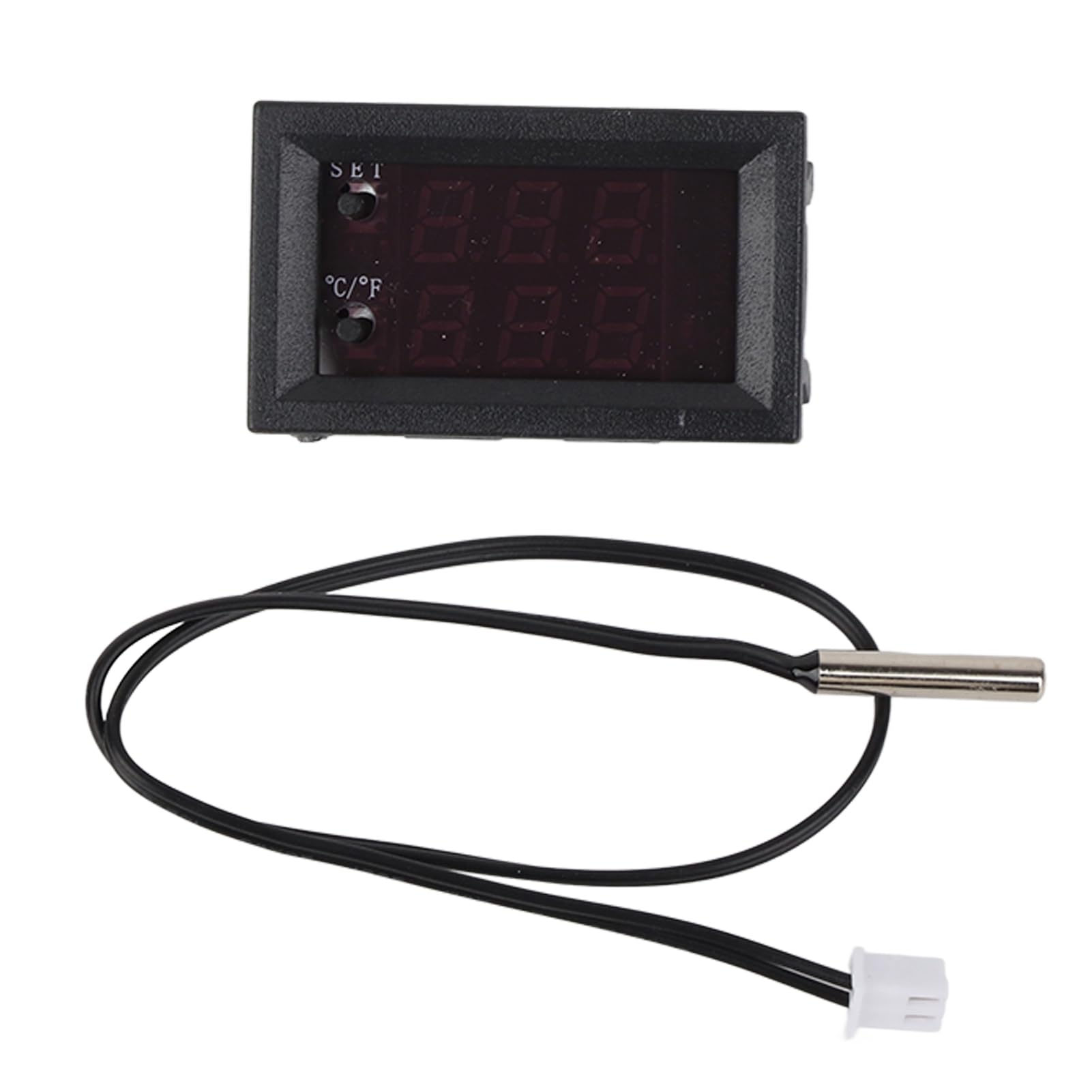 12V DC Thermostat Controller All-Purpose Digital Temperature Controller Thermostat with Sensor Digital Display Microcomputer
