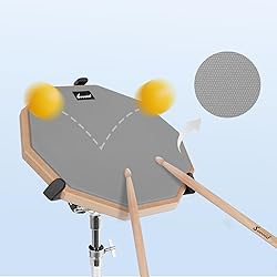 Sovvid 12 Inches Drum Pad and 5A Drum