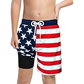 LUCOWEE Boys Swim Trunks Soft Boxers Lined no Chafe Swimsuit Bathing Shorts Sandless Quick Dry UPF 50+ Functional Drawstring