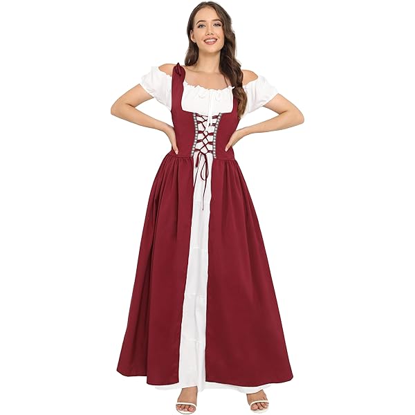 Disfraz Circo Fiamll Vestido Medieval Renacentista Para Mujer