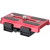 CAMVATE Camera Quick Release Plate Compatible with 577/501/ 504 Tripod(Red) - 2885