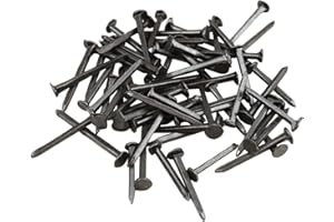 Metal Nails Tacks heyous 500pcs 10mm Carbon Steel Non-Slip Nails Tacks for Shoes Boots Leather Heels Soles Repairs, Black