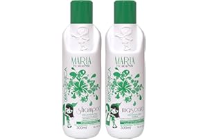 Maria Escandalosa | Organic Progressive Smoothing Kit | Formaldehyde-Free | Hydrolyzed Keratin + Argan Oil | (2x) 300 ml / 10.1 fl.oz.