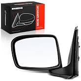 A-Premium Driver Side Power Door Mirror Compatible with Honda | for Odyssey 2005-2010 - Non-Heated Manual Folding Black Texture Outside Rear View Mirror - Replace# 76250-SHJ-A13