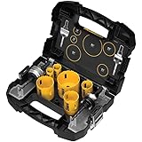 DEWALT Bi-Metal Hole Saw Kit for Wood, Metal and