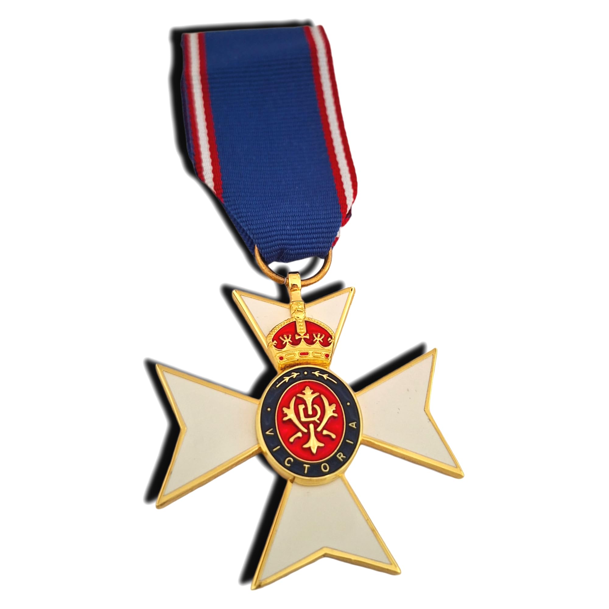 Replicamilitarymedals Royal Victorian Order Medal Military Award with ribbon commonwealth realms Repro