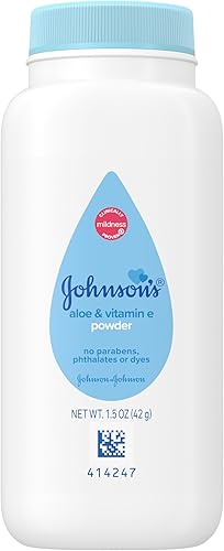 Johnson's Baby polvo de almidón de maíz con aloe y vitamina E — Cuidado de la piel