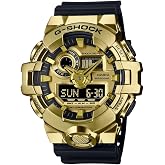 Casio G-Shock GM700G-9A | Gold Ion-Plated Bezel | Shock Resistant | 200M WR | Super Illuminator | Rugged Elegance