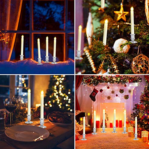 Window Candles 12 PACK, MAOYUE Battery Powered Window Candles Lights