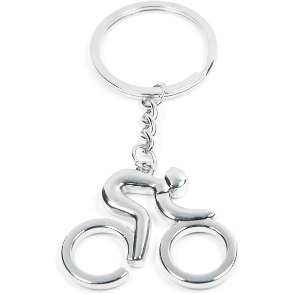 ARFUKA Bike Keychain Bicycle Pendant Keyring Metal Key Ring