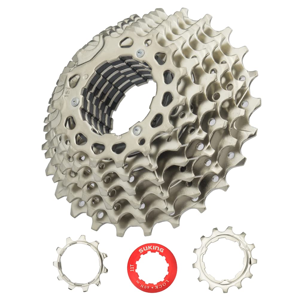 CYSKY 8 Speed Cassette 11-25T Road Bike MTB Mountain Bike Cassette Fit for Mountain Bike, Road Bicycle, MTB, BMX (11-25T)