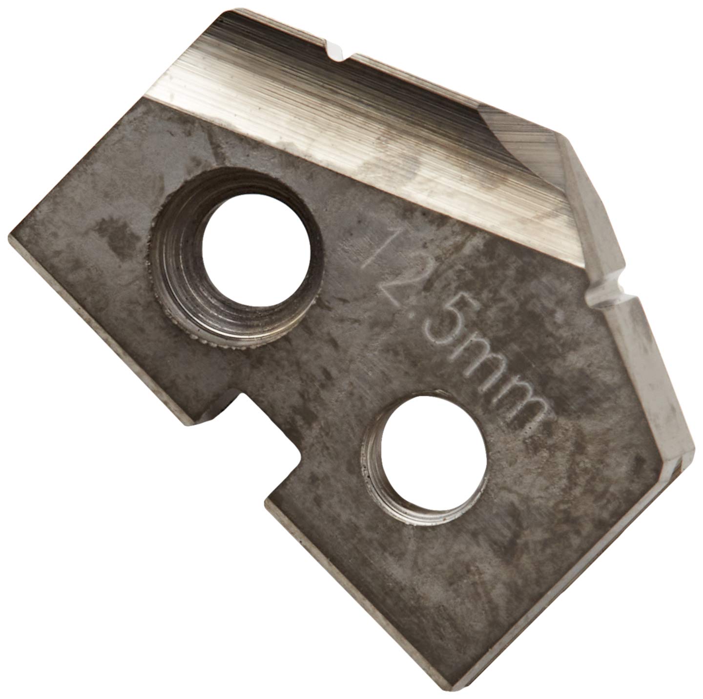 KARNASCH 2250100125 Trowel Drill Bit Plates for Alu, Brass, Copper, Carbide 20/30, 12.50 mm Diameter, 132 ° Point Angle