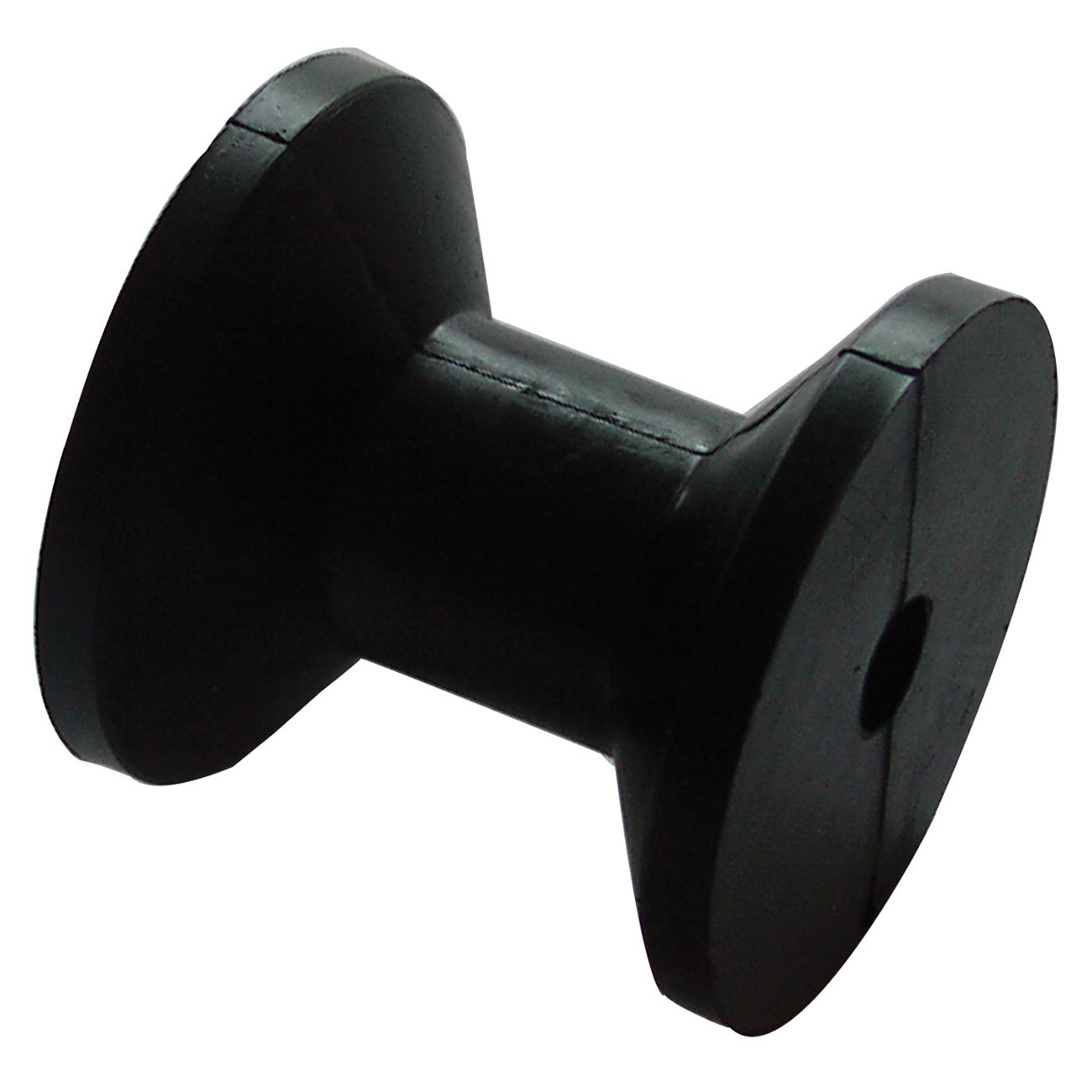 Navyline Rubber bow roller, black, 75 mm