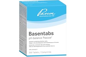 Pascoe - Basentabs pH balance - 200 tablets – Antacid containing alkaline salts. Helps in the development and maintenance of 