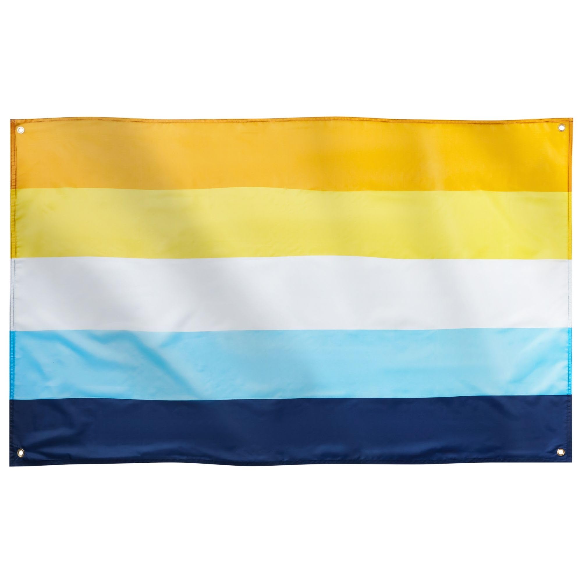 Runesol Aroace Pride Flag, 91x152cm, 3ft x 5ft, 4 Grommets, Eyelet In Every Corner, LGBT Flag, Pride Flag, Premium Flag, Inside, Outside, Vivid Colours โ image 1