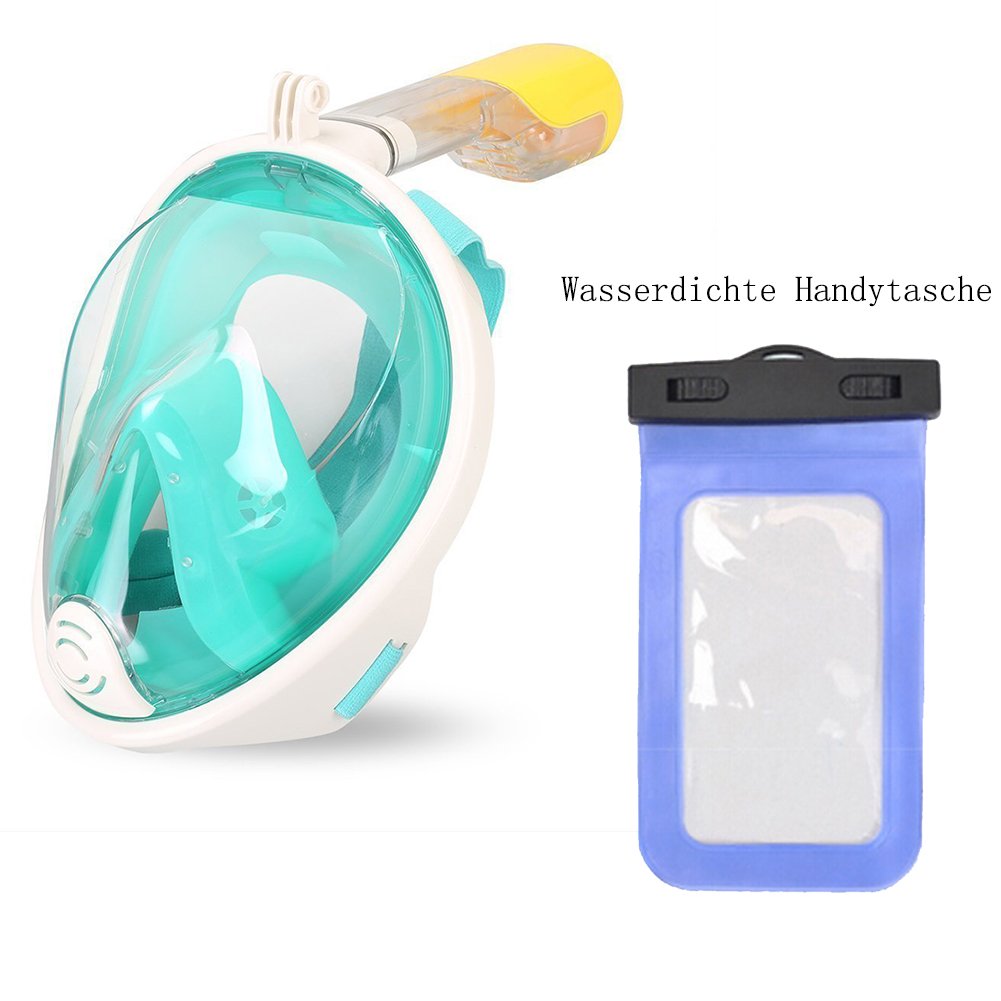 Octomask Tauchermaske Mit GoPro-Halterung – Rahmenlose Maske Für Tauchen & Schnorcheln