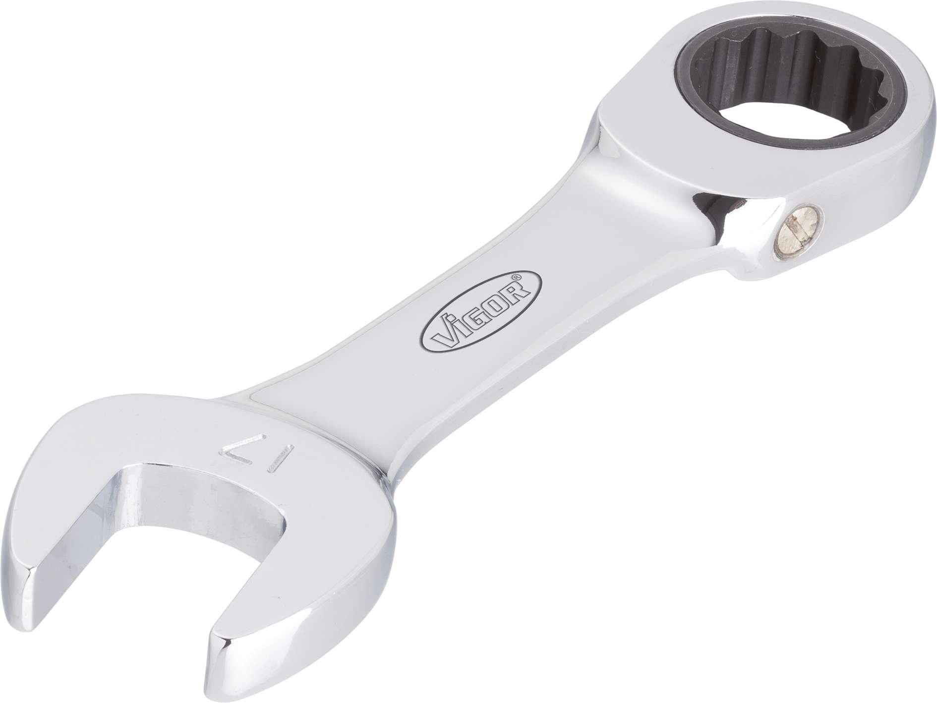 Vigor V2827 Ratcheting Wrench, Short Style 13 mm
