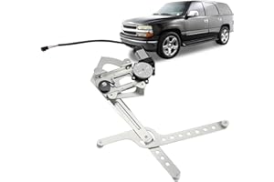 ISINFLASH 741-655 Power Window Regulator with Motor Front Driver Side Compatible with Chevy/GMC C1500 C2500 C3500 K1500 K2500 K3500 Chevy Blazer Tahoe GMC Yukon 1988-2002