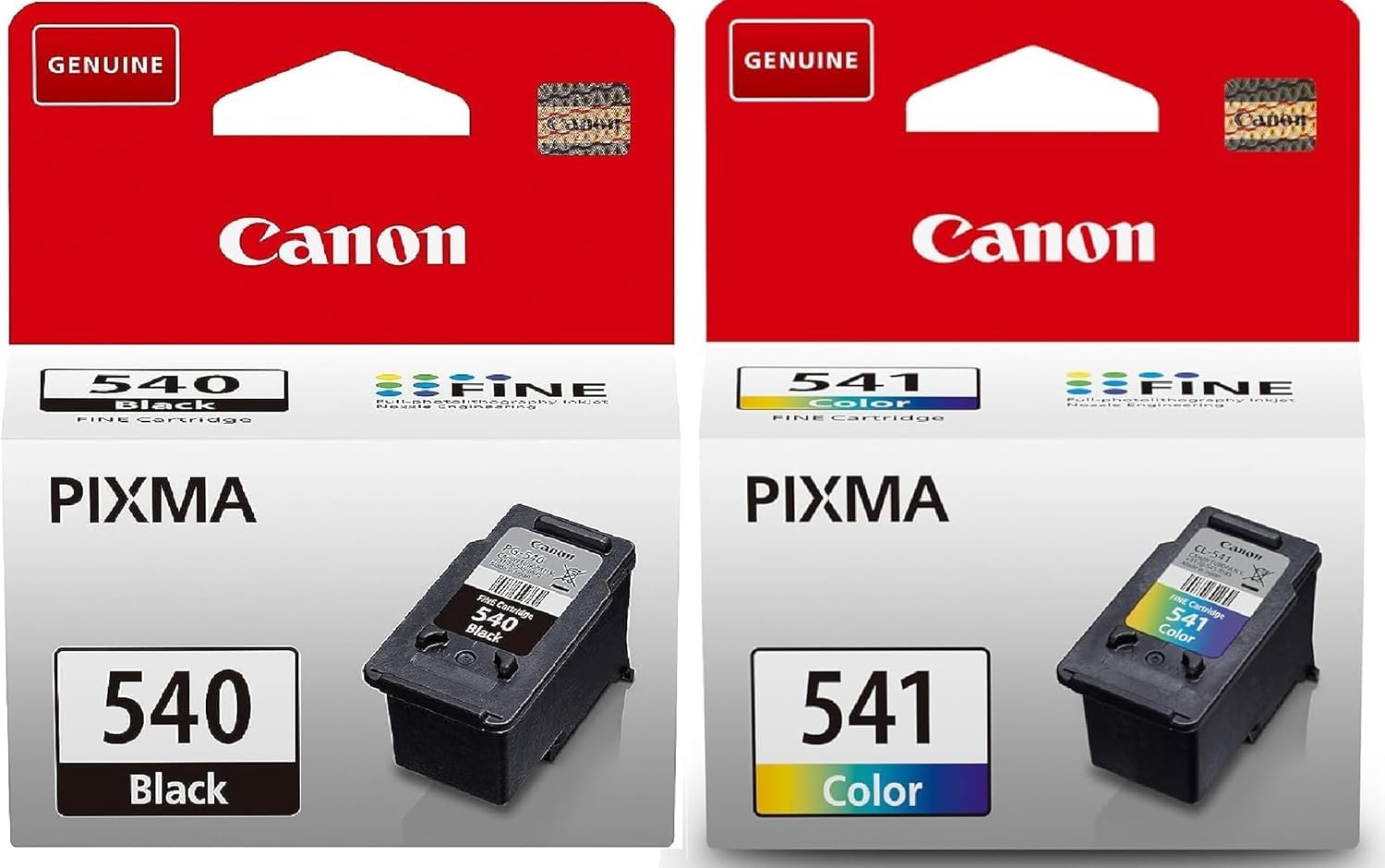 2 original ink cartridges for Canon Pixma MG 3550 MG3550 MG 4250 MG4250
