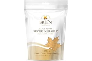 Brien Maple Sugar | Granulated Powdered Natural Sweetener | Vegan, Paleo Maple Sugar Contains No Milk | Made With Grade A Pur