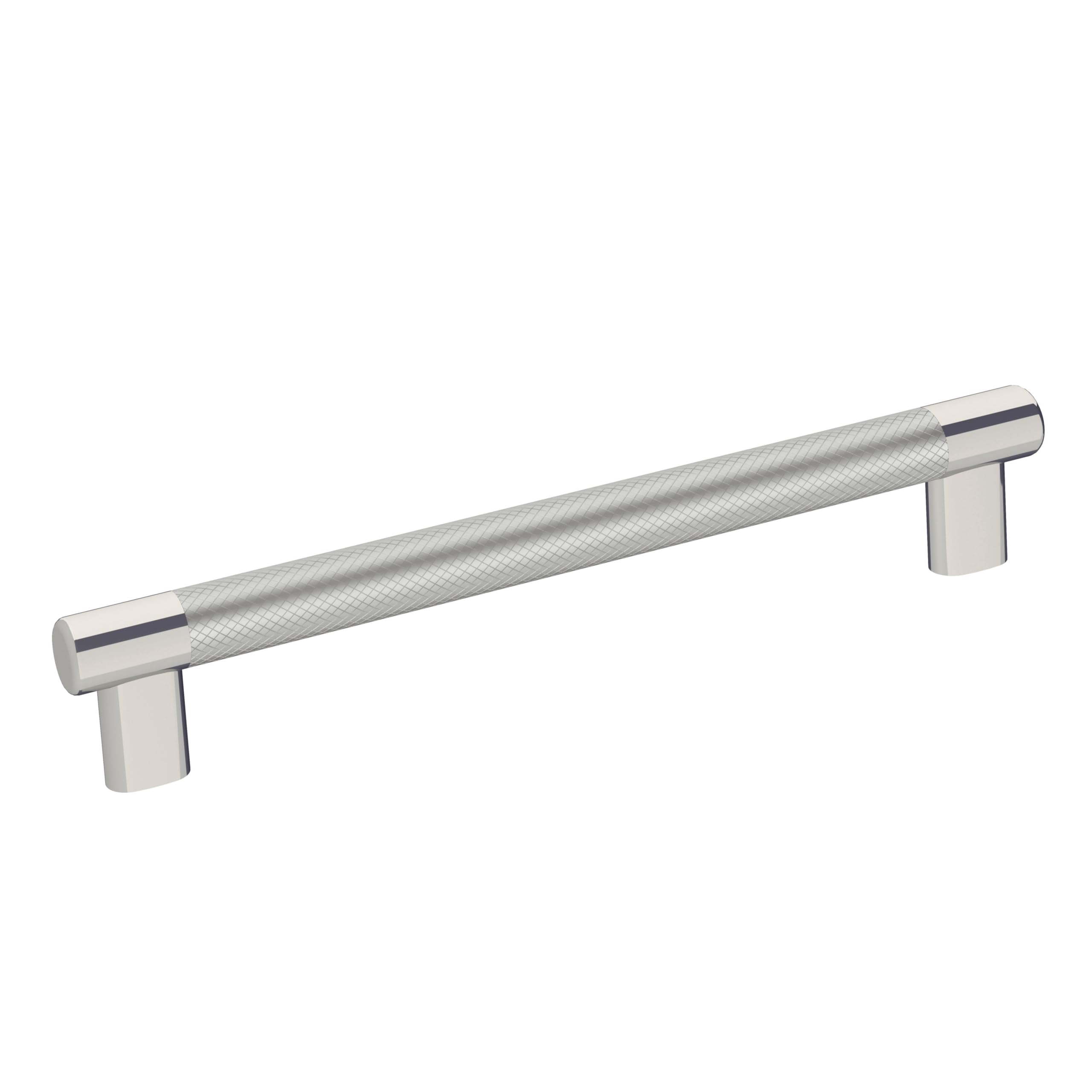 Amerock BP36562PNSS Esquire Cabinet Pull, 8 inch (203mm) Center-to-Center, Polished Nickel/Stainless Steel