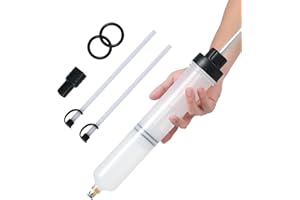 VortecSys Fluid Extractor Pump 500CC Manual Automotive - 2 Hoses Oil Syringe with Powerful Multi-purpose Suction, Ideal for Fluid & Oil Change Evacuation/Filling