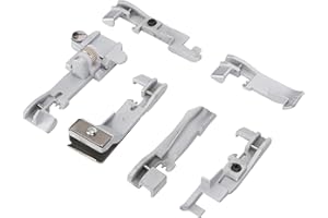 SPYMINNPOO Presser Foot Set Durable Efficient for Singer 14U 14CG754 14SH654 Household Overlock Machine, Sewing Machine Acces