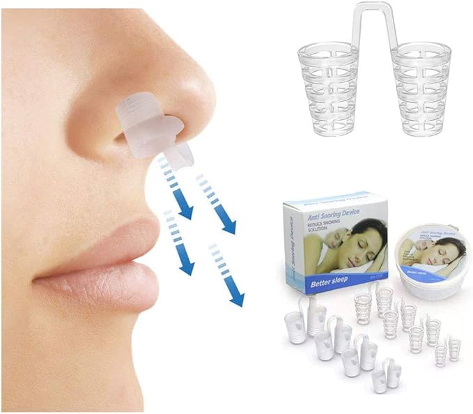 Breathing Relief Nasal Dilator Pack of 8, Snore Stopper Solution