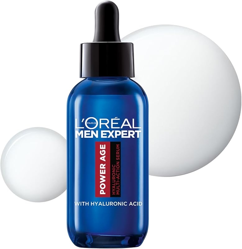 L'oréal paris men expert power age sérum com ácido hialurônico, 30 ml