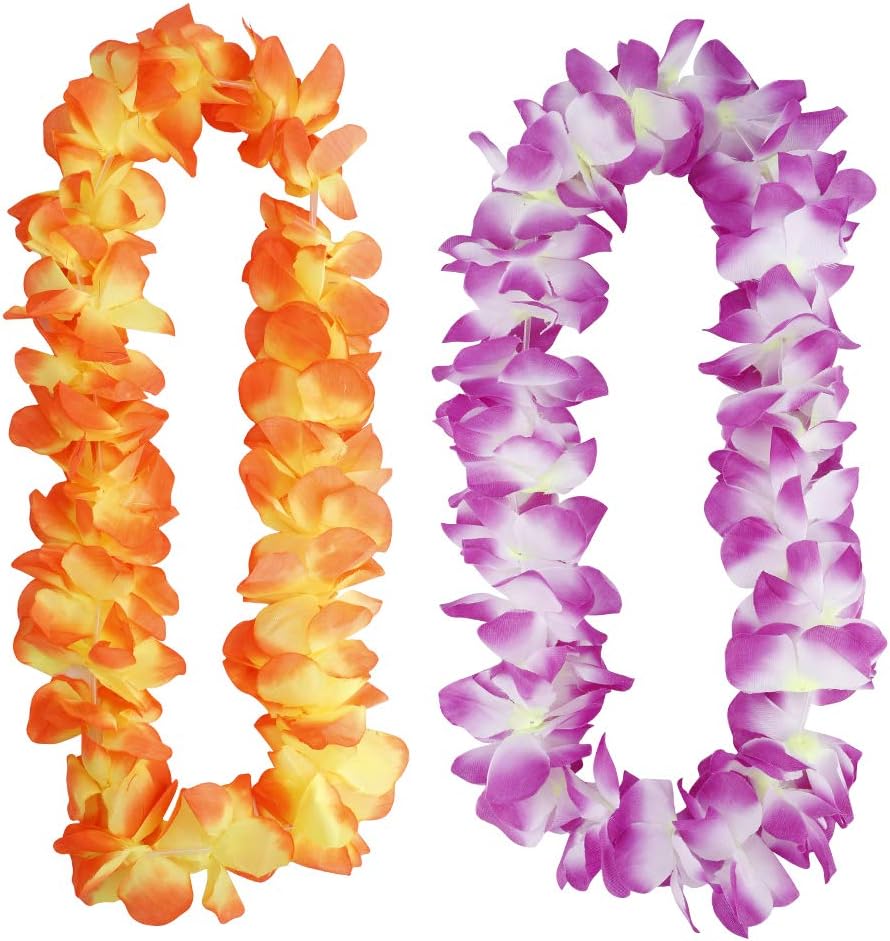 Flores Hawaianas Guirnalda hicoosee Hawaiana Collar Coloridos 