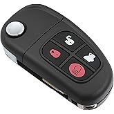 ACROPIX 315 MHZ Key Fob Keyless Entry Remote Fit for Jaguar S-Type XJ8 X-Type 2002-2008 NHVWB1U241 - Pack of 1 Black