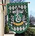 Harry Potter Style Banner - Slytherin Flag 37x24 in - Printed on Both Sides - Durable Enough for Outside Conditions - Perfect Barware Man Cave Gift - Unique HP Collectible Accessories