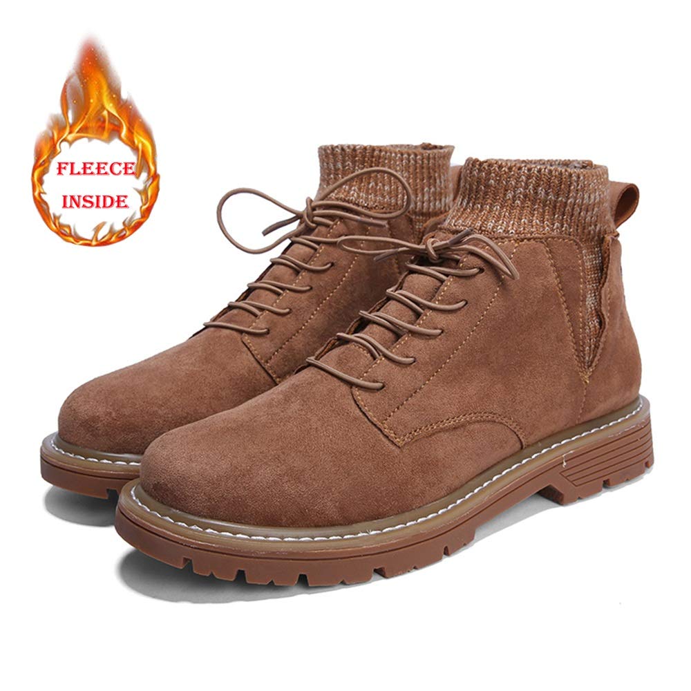 mens fur lined chukka boots