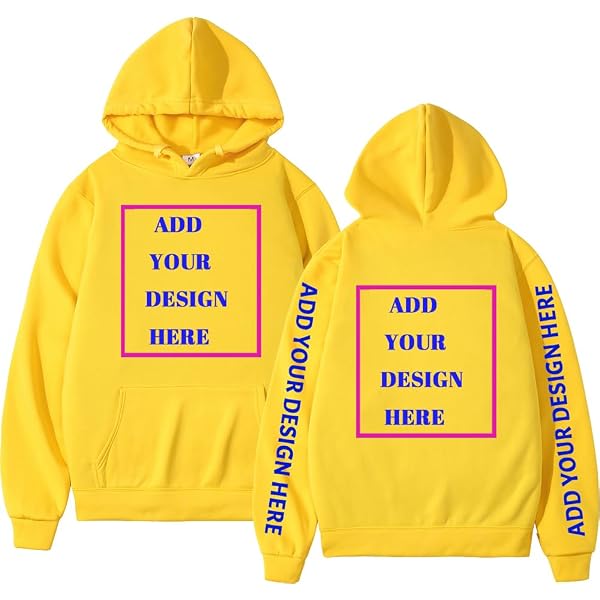Sudadera Con Capucha Personalizada TURHAN - Imprime Tu Logo O Texto, Tallas XS A 4XL, DIY Regalo