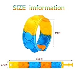 30 PCS Pop Bracelet it Fidget Toys Pack, Fidget