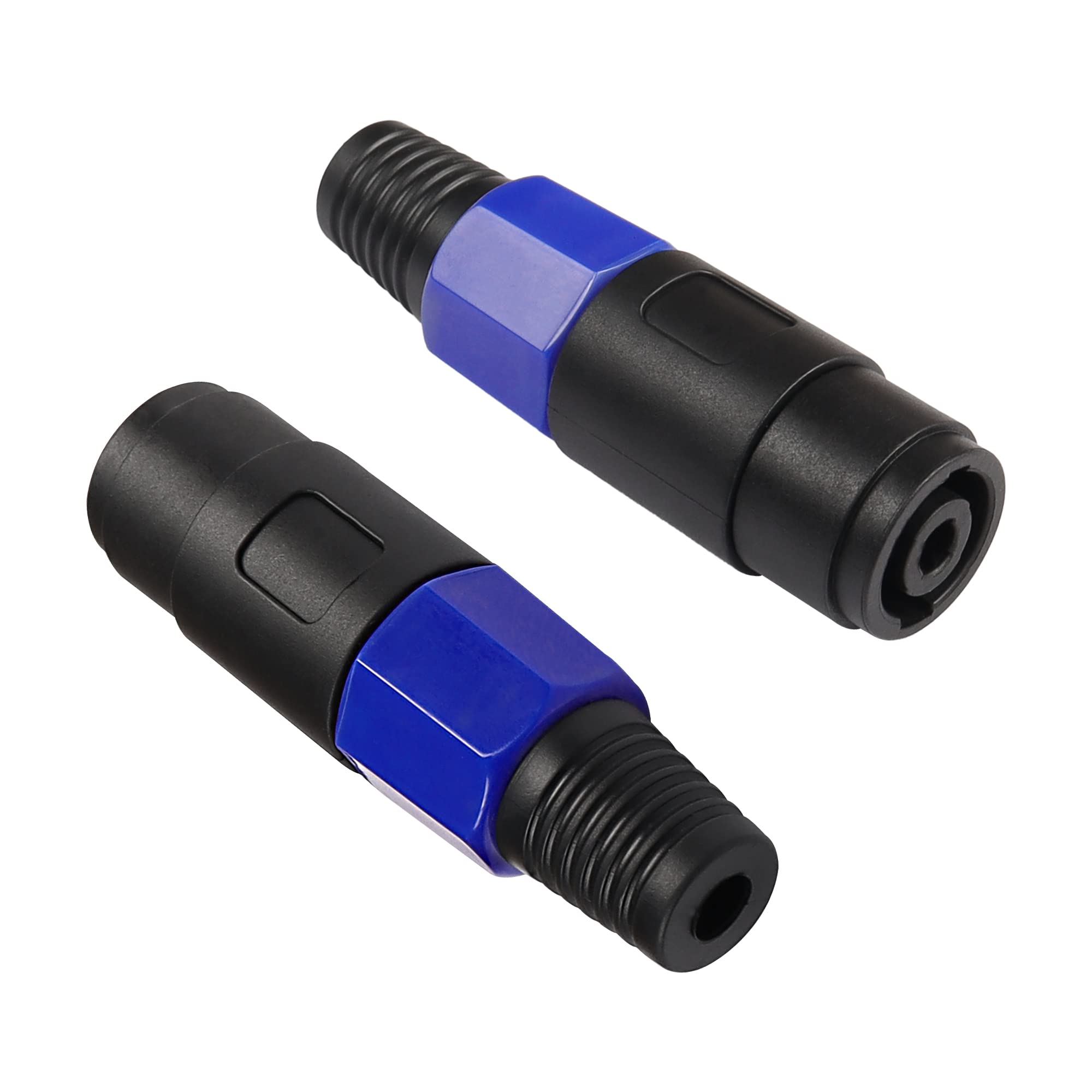 XMSJSIY 4 Pole Speakon Connector NL4FC Female Audio Speaker Adapter Plug Speakon Cables Jack Connector Compatible with NL4FC,NL4FX,NLT4X,NL2FC - 2PCS