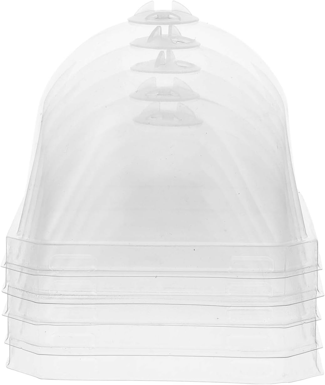 YARNOWflower pot cover plant bell covers Plant Protector Cover Cloche Bell Cover protective cover humidity domes for outdoor pots plastic bell shaped succulent plants