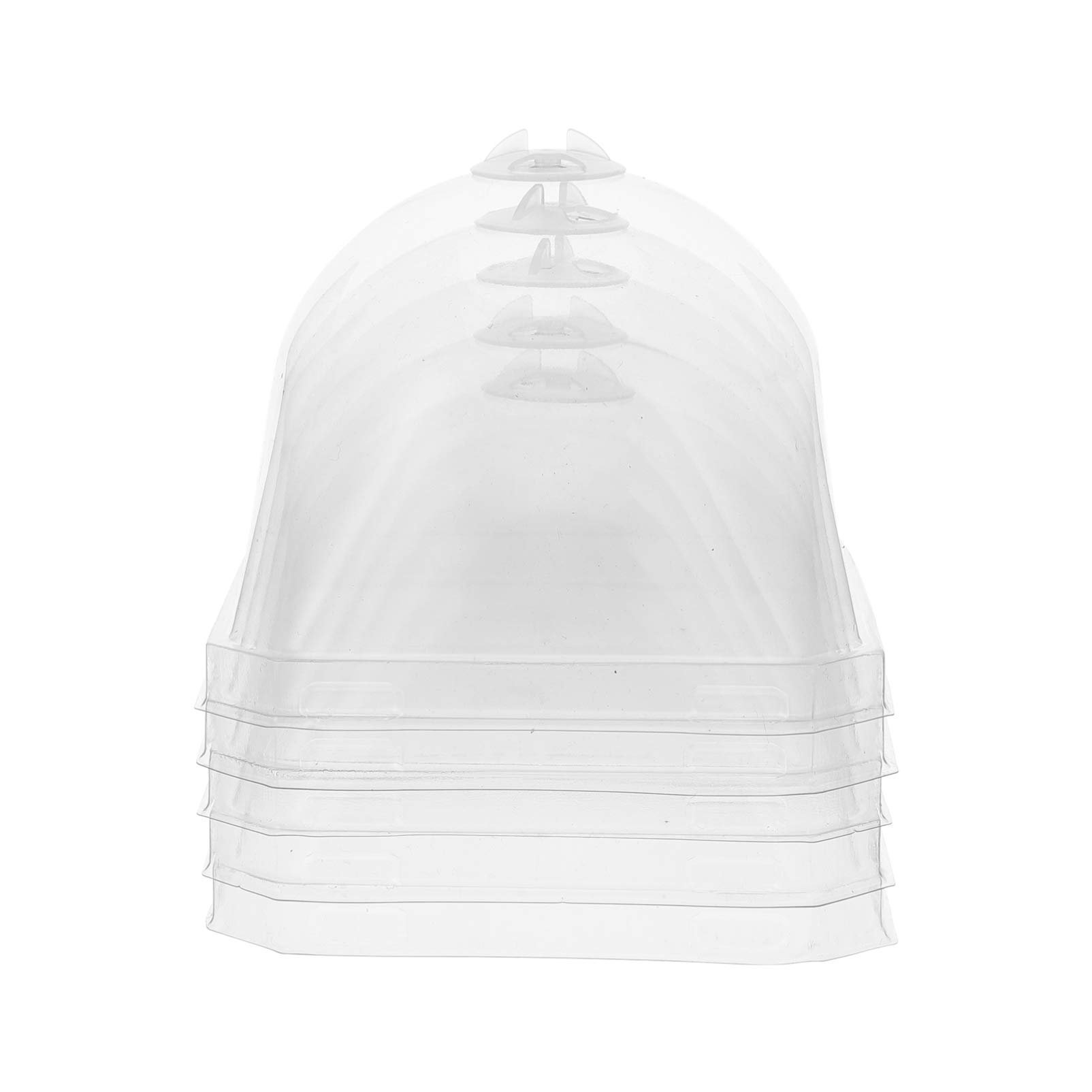 YARNOWflower pot cover plant bell covers Plant Protector Cover Cloche Bell Cover protective cover humidity domes for outdoor pots plastic bell shaped succulent plants