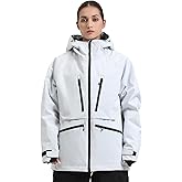 GSOU SNOW Snowboard Jacket Womens Ski Jacket Mens Snow Coat Baggy Waterproof Insulated Winter Hooded Mountain Coats