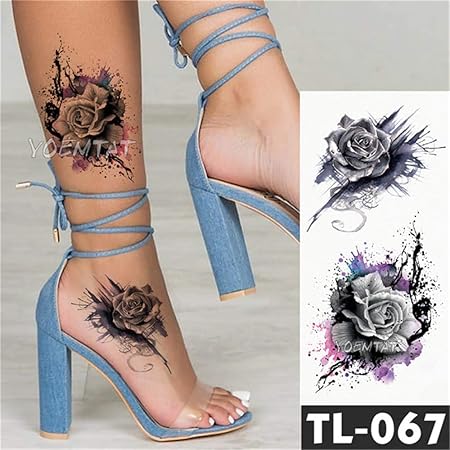 Tzxdbh 5 Pcs étanche Autocollant De Tatouage Temporaire Sika